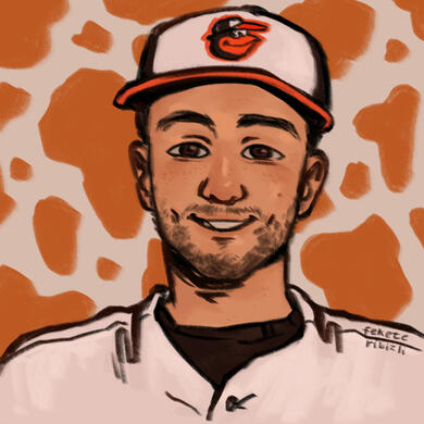 stylized pfp commission (2024)